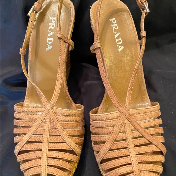 Prada Leather Gladiator Sandals - Picture 4 of 5